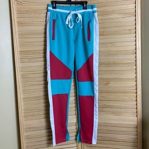 Mens Screenshot Brand Hip Hop Slim Fit Track Pants,Athletic Jogger Side Tapering